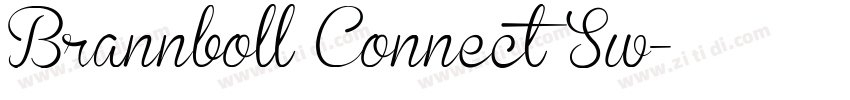 Brannboll Connect Sw字体转换